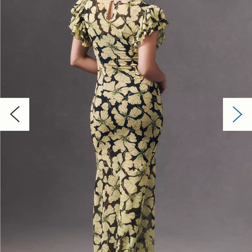 De La Vali Bougainvillea Maxi Dress